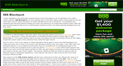 Desktop Screenshot of 888blackjack.net